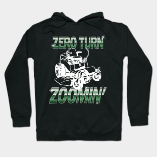 Zero Turn Zoomin' ZTM lawn mower design Hoodie